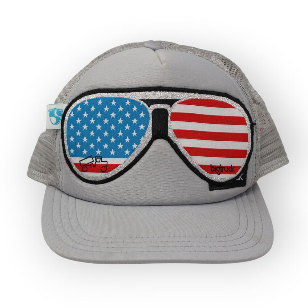 Big Truck High Fives Foundation Snapback Trucker Aviator Glasses 4ofJuly USA Hat